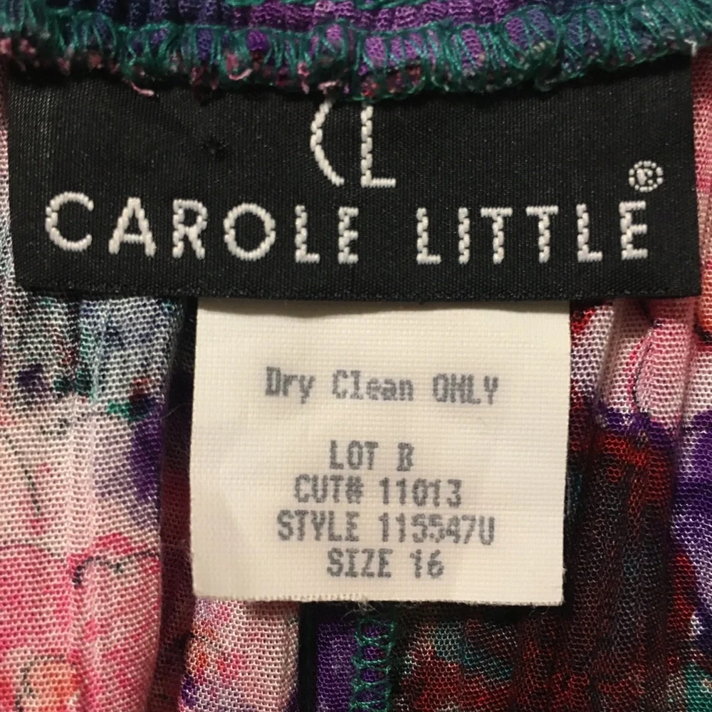 Size 16 Broomstick Button Skirt Colorful - Picture 3 of 3